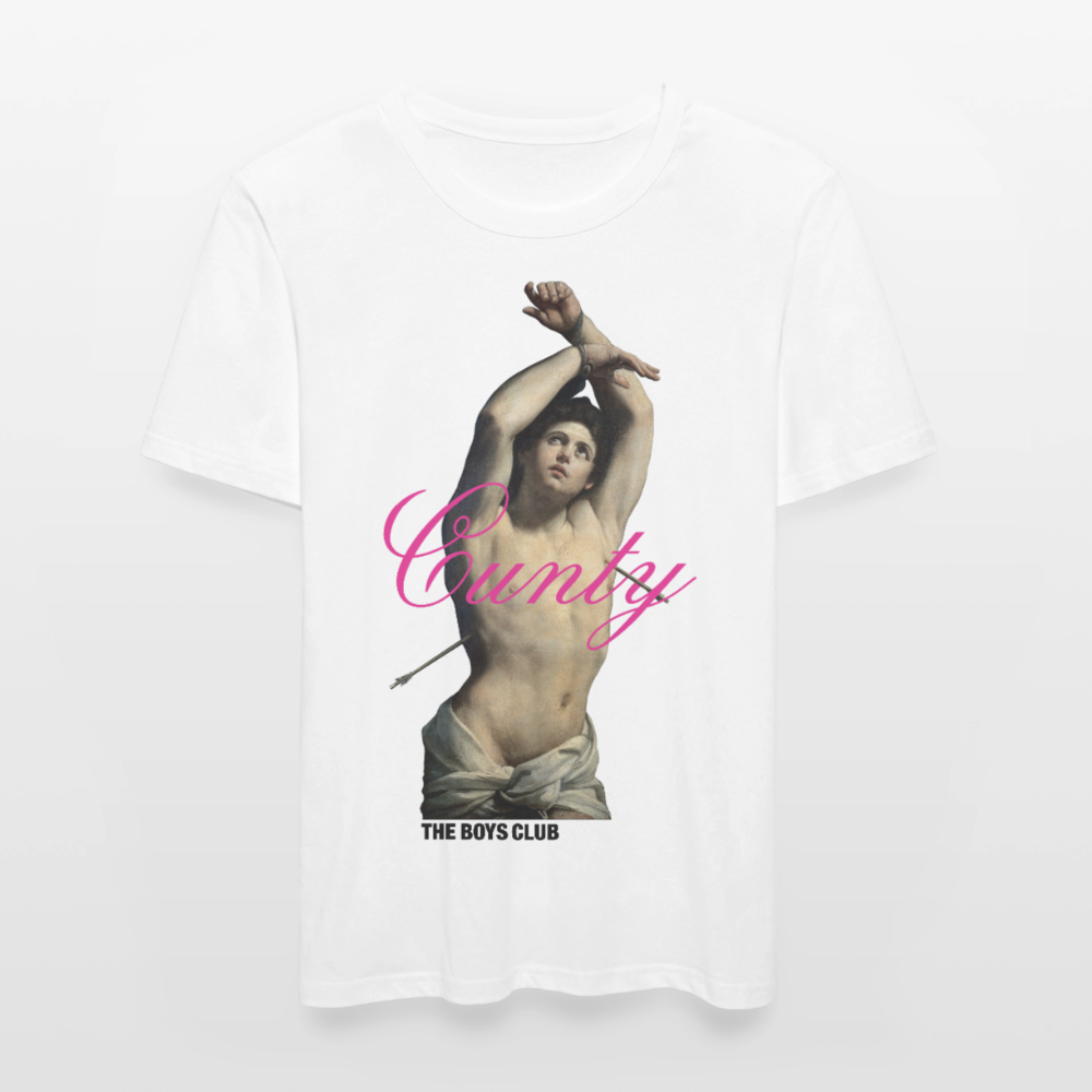 Cunty - Slim Fit T-Shirt - White - white